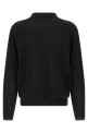 'Knit Skipper Polo' sweater Black