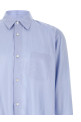 Cotton and silk shirt BLUE