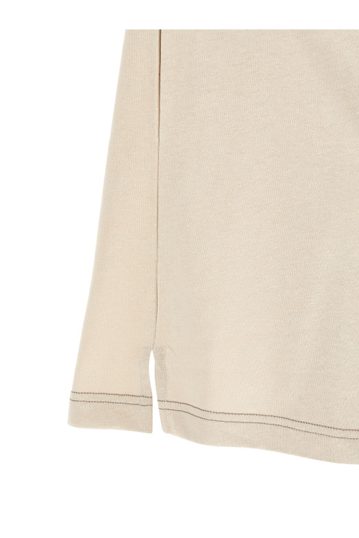 'Boxy' T-shirt Beige