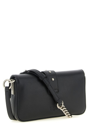 'Love One Slouchy Baby' crossbody bag  Black