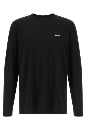 Stretch cotton t-shirt Black