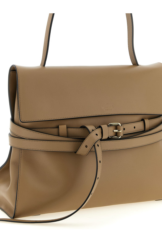 'Tie Me' shoulder bag Beige