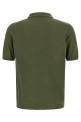 Spongy effect polo shirt Green
