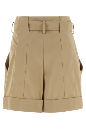 'Anthem' buckle shorts Beige