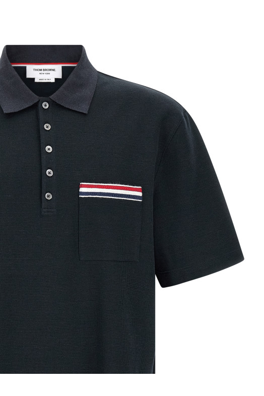 'Nastro RWB' polo shirt Blue