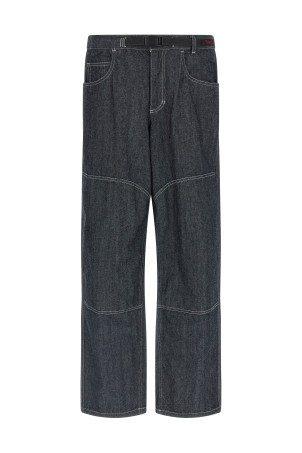'Japanese Chambray Double Knee' jeans Blue