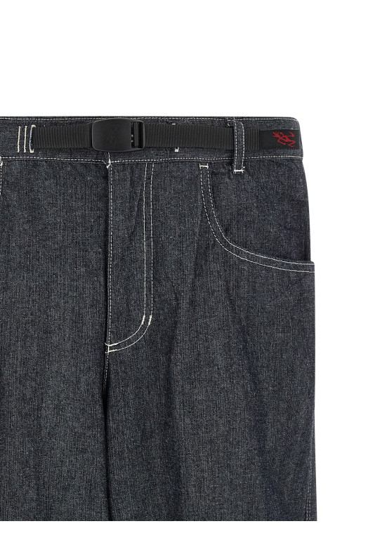 'Japanese Chambray Double Knee' jeans Blue