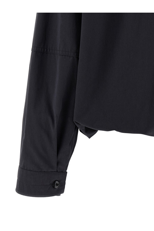 'Soft Pleated' jacket Blue