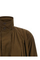 'Soft Pleated' jacket Brown