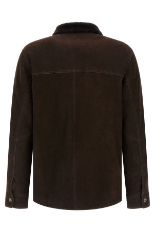 Suede sheepskin Brown
