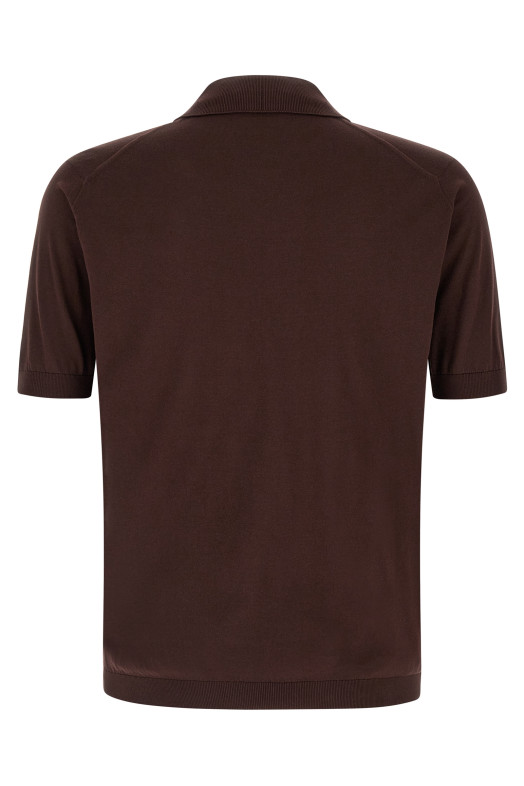 'Isis' polo shirt Brown