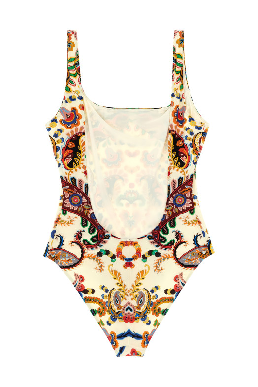 Floral 'Paisley' one-piece swimsuit Multicolor