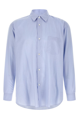 Cotton and silk shirt BLUE