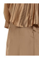 Dress with cape Beige
