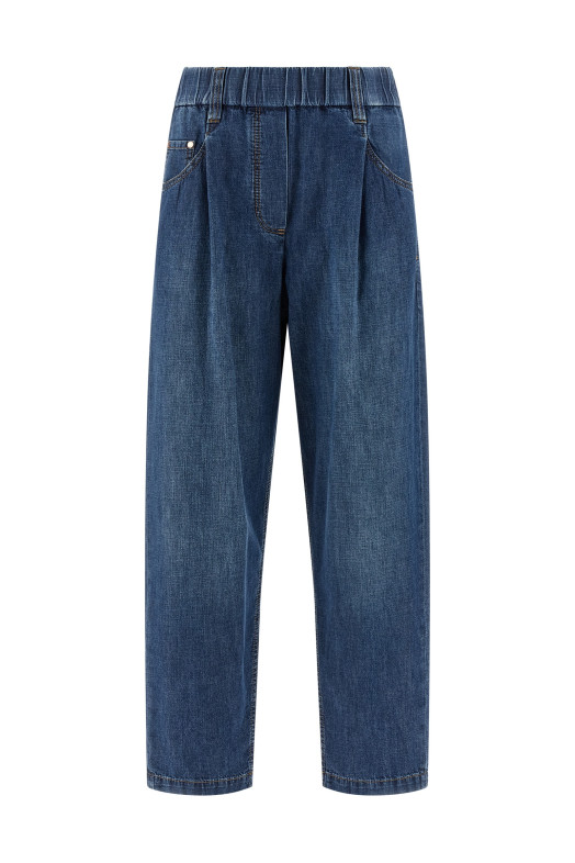 Pull-up jeans Blue