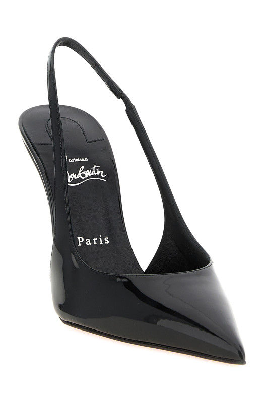 'Miss Z' slingback Black
