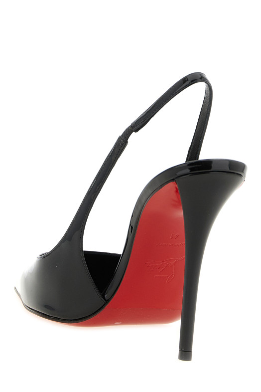 'Miss Z' slingback Black