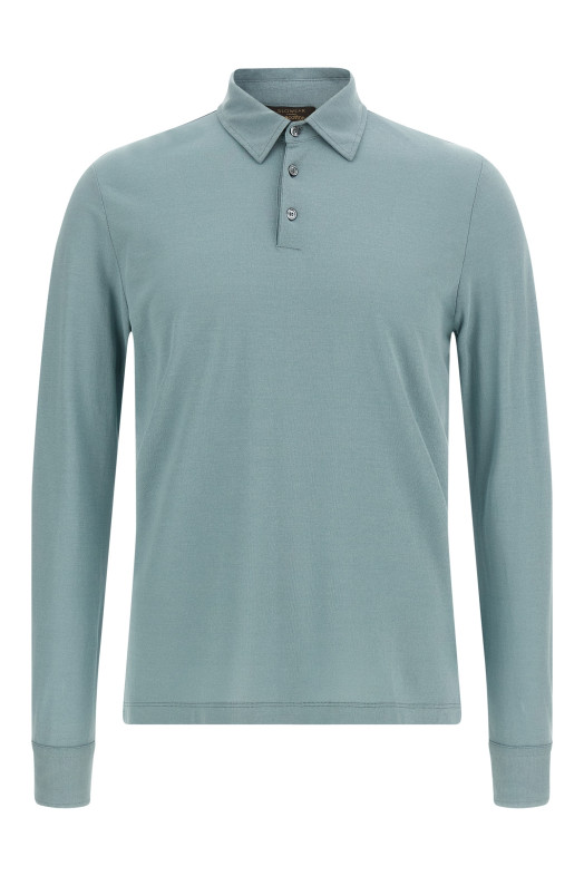 'Ice Cotton' polo shirt BLUE