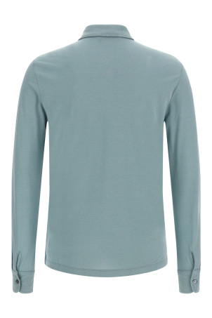 'Ice Cotton' polo shirt BLUE