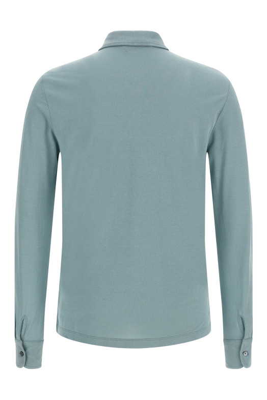 'Ice Cotton' polo shirt BLUE