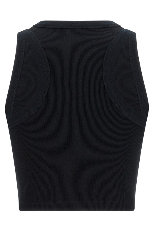 'Givenchy Paris' print top Black