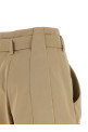 'Anthem' buckle shorts Beige