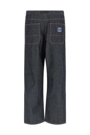 'Japanese Chambray Double Knee' jeans Blue
