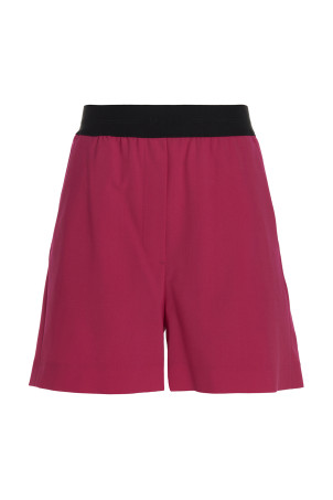 Wool bermuda shorts Fuchsia