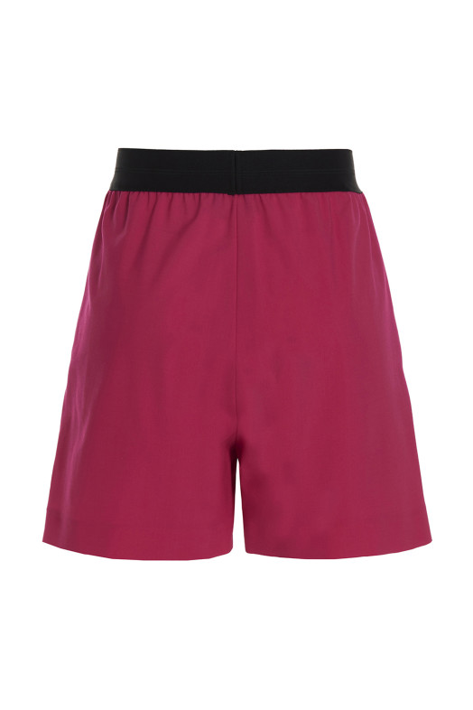 Wool bermuda shorts Fuchsia