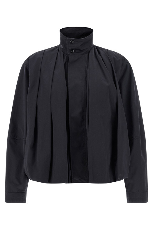 'Soft Pleated' jacket Blue