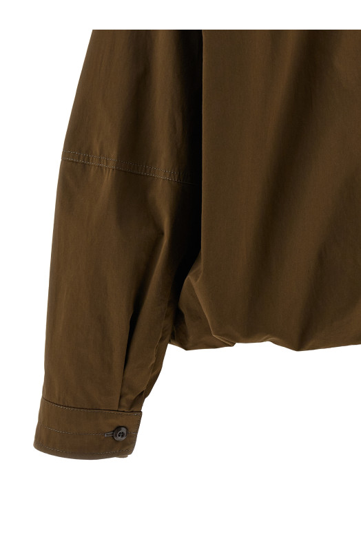 'Soft Pleated' jacket Brown