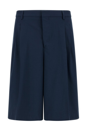 Fresh wool bermuda shorts Blue