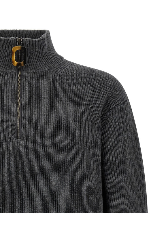 Half-zip sweater Gray