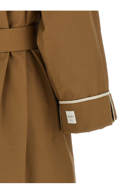'MtcUtrench' trench coat Brown