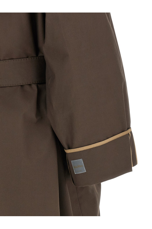 'MtcUtrench' trench coat Brown