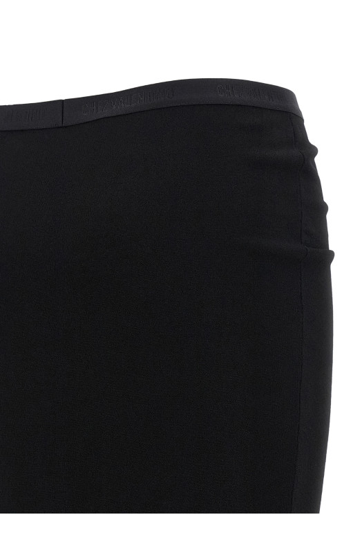 Valentino Garavani draped skirt Black