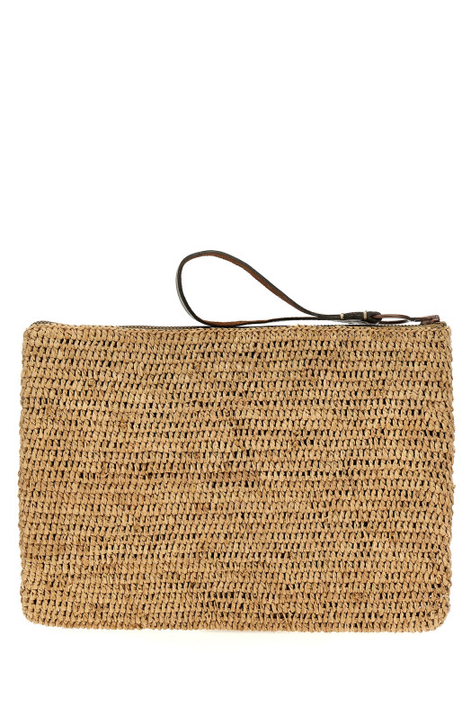 'Ampy' clutch Beige