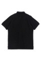 'Compass' logo polo shirt Black