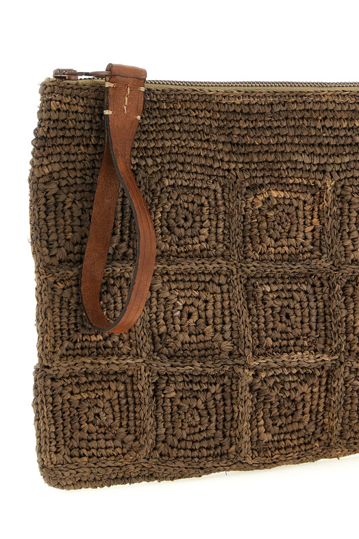 'Tanala' clutch Brown