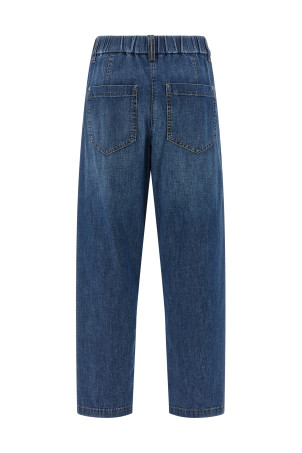 Pull-up jeans Blue