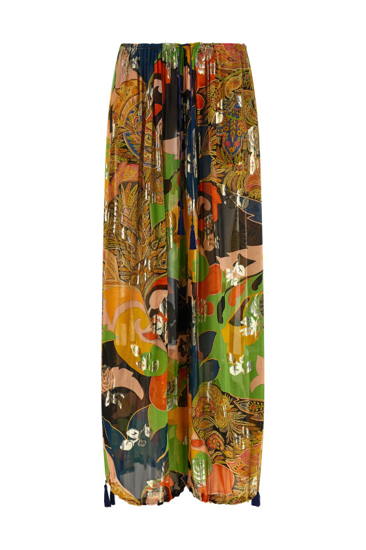 Silk pants Multicolor