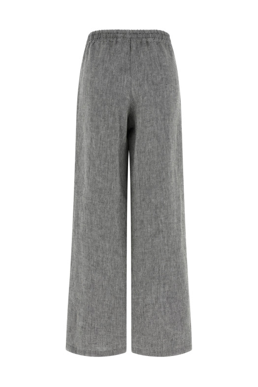 Linen trousers Gray