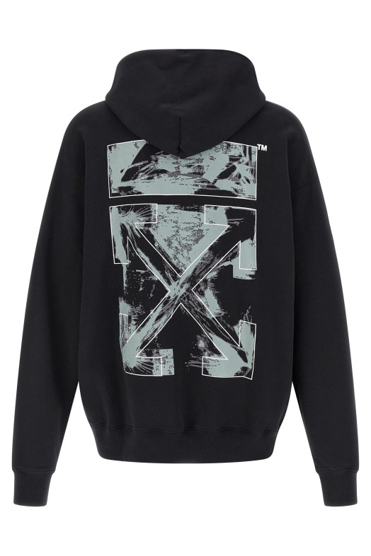 'Paint Arrow Skate' hoodie Black