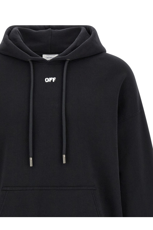 'Paint Arrow Skate' hoodie Black