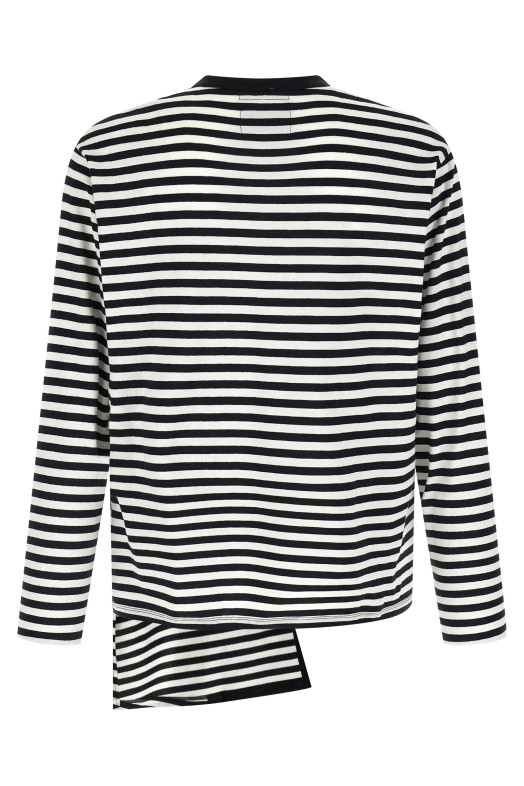 'Paneled' sweater Black-grey