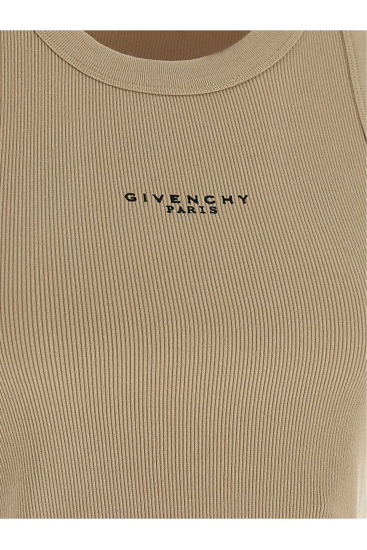 'Givenchy Paris' print top Beige