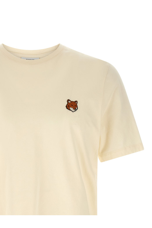 'Fox Head' T-shirt Beige