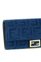 'Continental Baguette' wallet on chain Blue