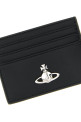 'Orb Bas Relief' card holder Black