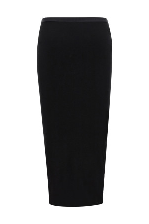 Valentino Garavani draped skirt Black